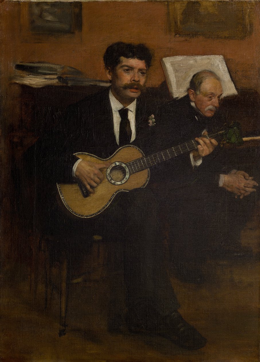 Lorenzo Pagans ja Auguste de Gas tekijältä Edgar Degas