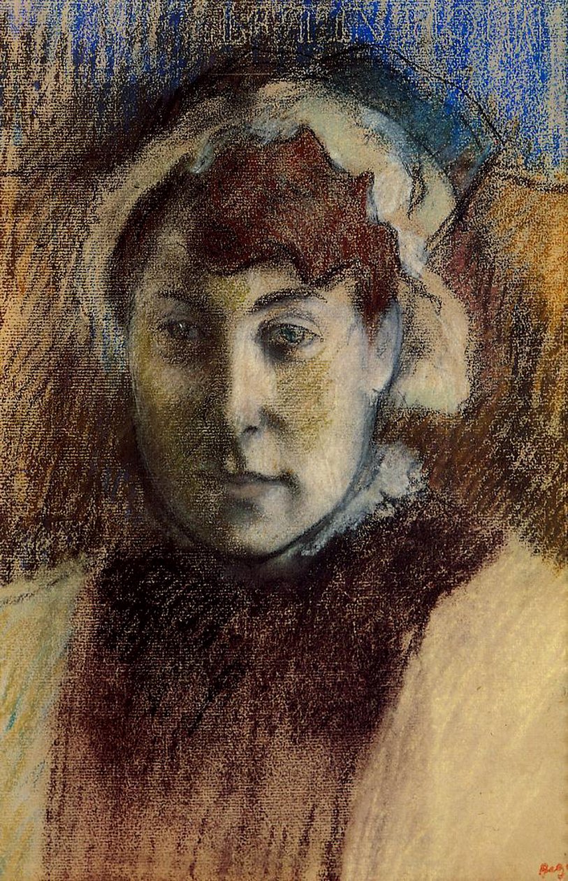 Madame Ernest May, 1881-82 (pastelli paperille) tekijältä Edgar Degas