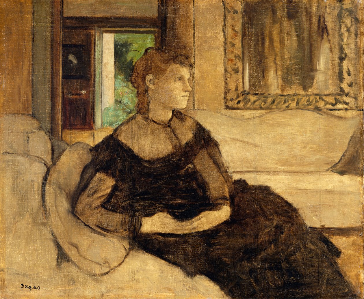 Madame Théodore Gobillard, o.s. Yves Morisot. tekijältä Edgar Degas