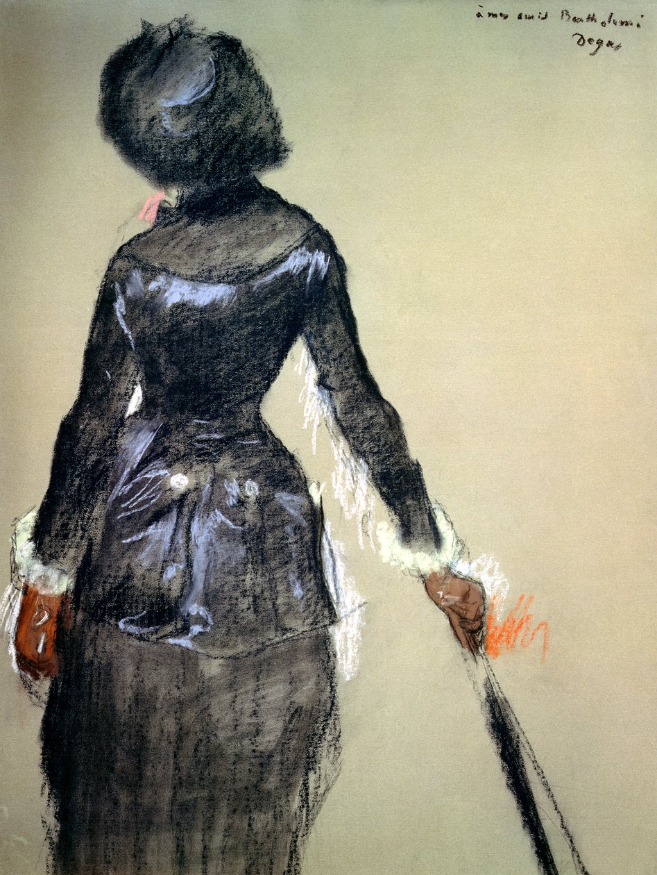 Mary Cassatt Louvressa (pastelli) tekijältä Edgar Degas