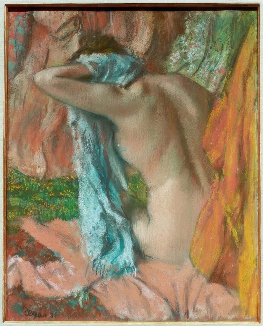 Nach dem Bad tekijältä Edgar Degas