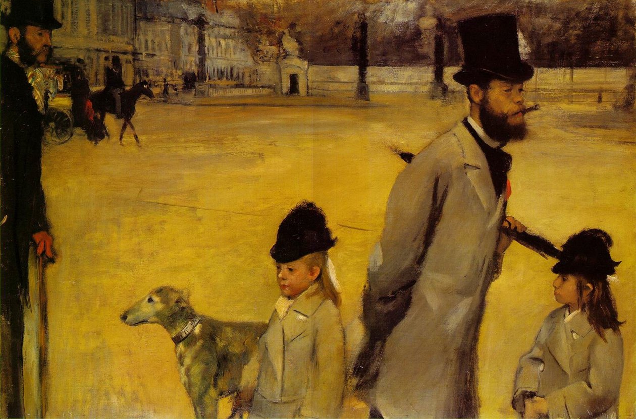 Place de la Concorde tekijältä Edgar Degas