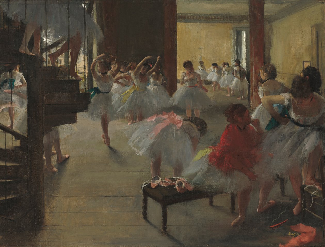 The Dance Class, c.1873 finn tekijältä Edgar Degas