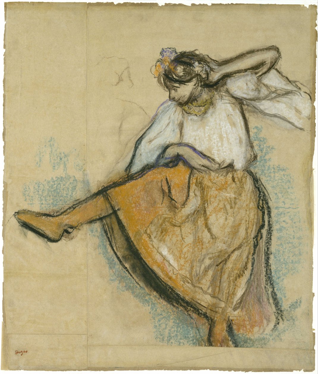 Venäläinen tanssija tekijältä Edgar Degas
