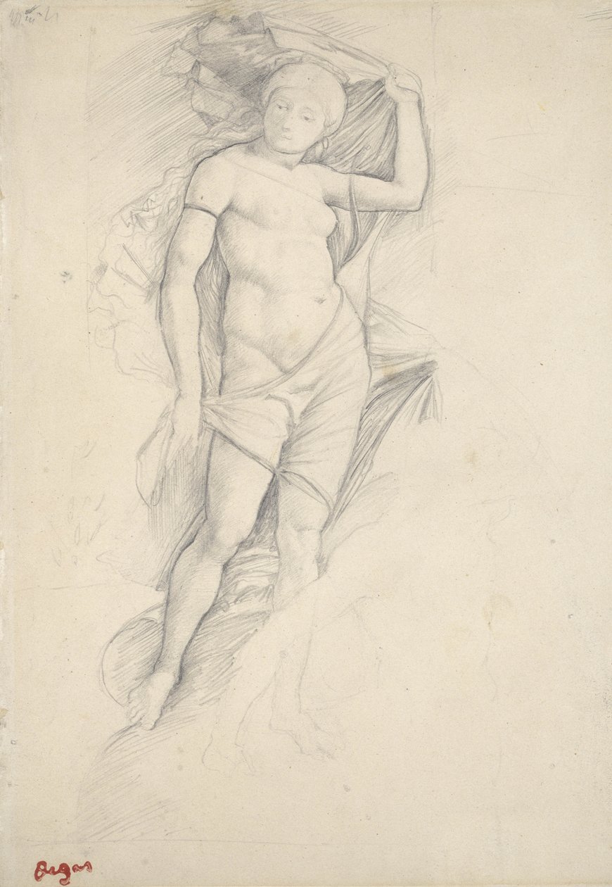 Venus, Mantegnan mukaan, 1800-luku tekijältä Edgar Degas
