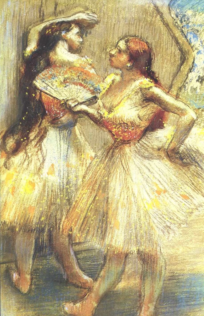 Zwei Tänzerinnen tekijältä Edgar Degas