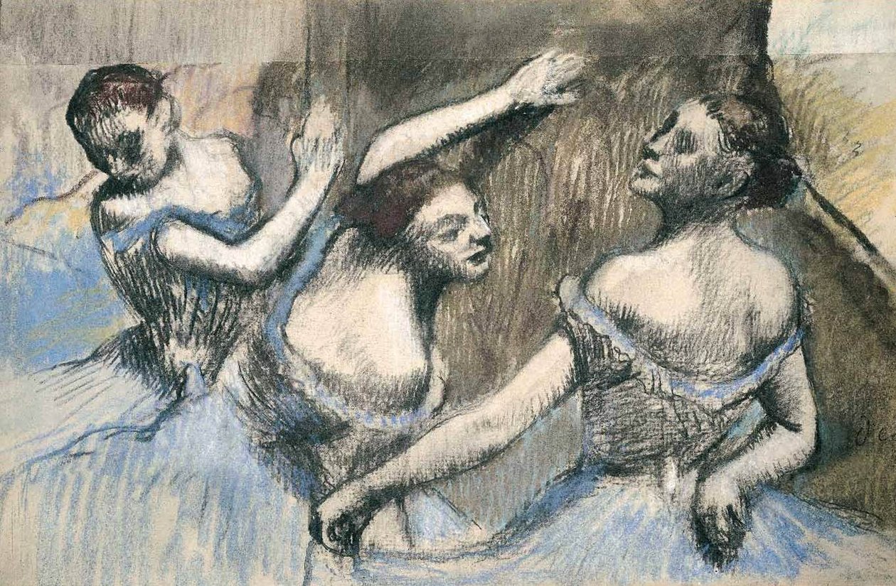 tre balerine tekijältä Edgar Degas