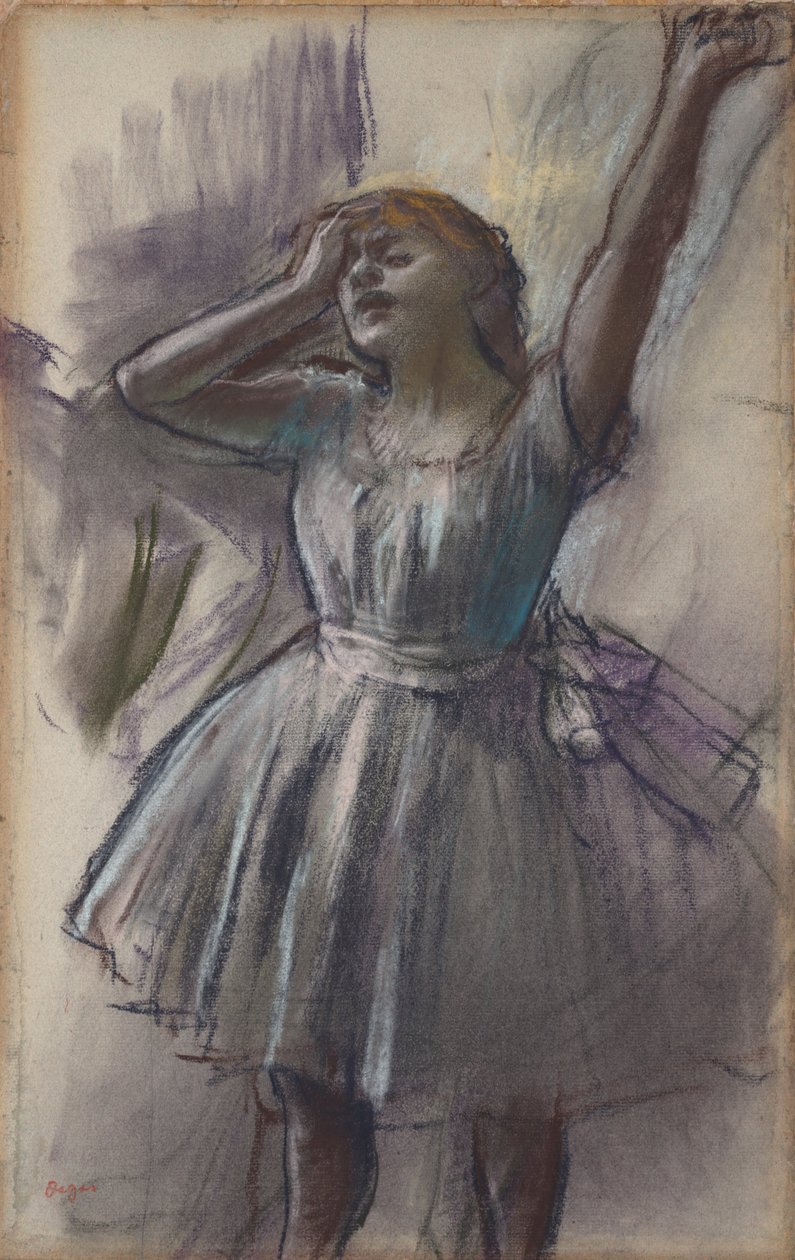 Tanssija Venyttely tekijältä Edgar Degas