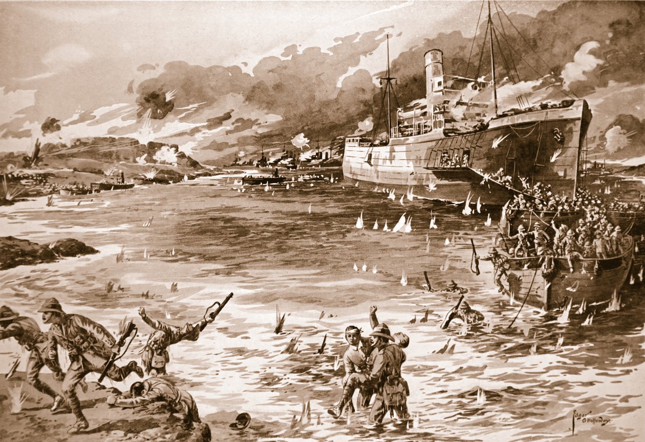 Kuuluisa lasku "Clyde-joelta" V Beachillä tekijältä Edgar Alfred Holloway