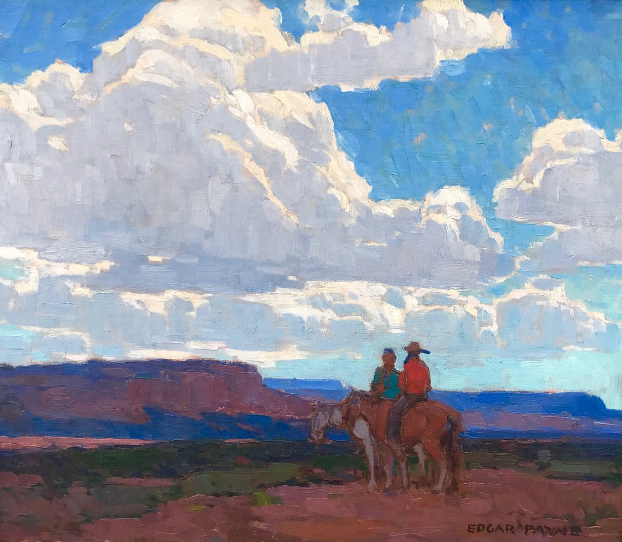 Arizona Sky, kirjoittanut Edgar Alwin Payne tekijältä Edgar Alwin Payne
