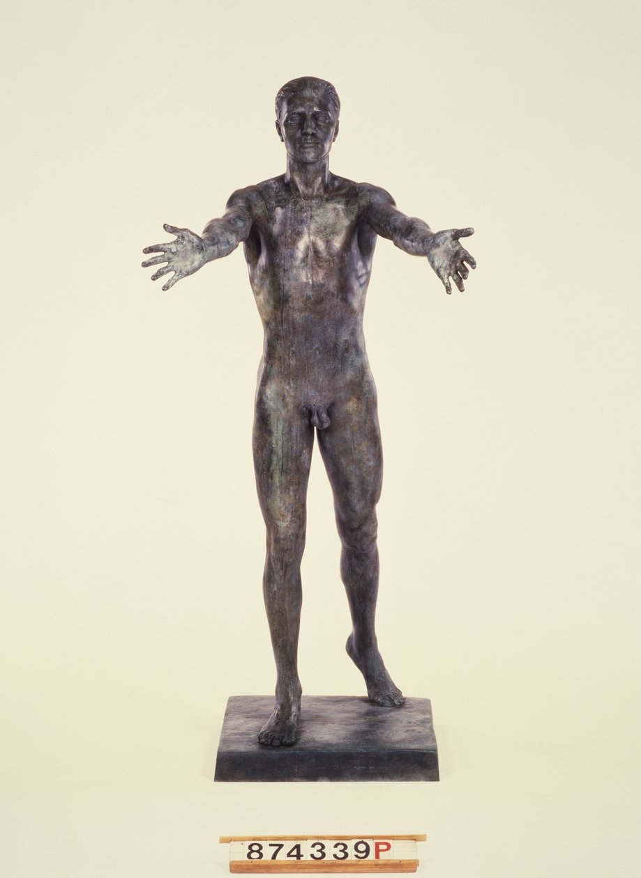 Eton Boy, "Here I Am", n. 1923 (pronssi) tekijältä Edgar Bertram Mackennal