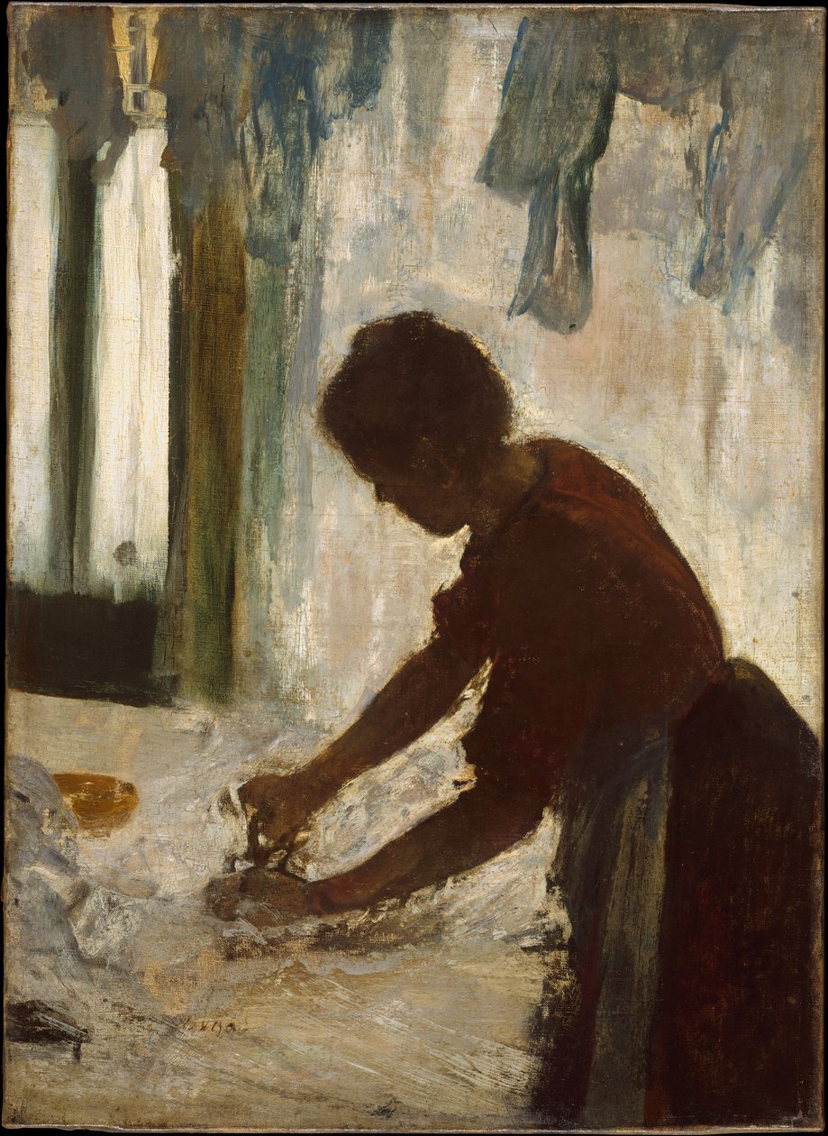 Silitystä tekevä nainen tekijältä Edgar Degas