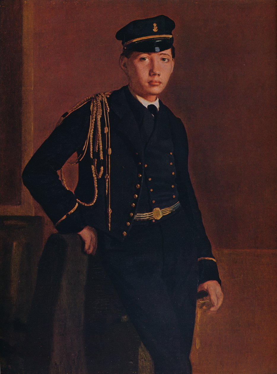 Achille de Gas kadetin univormussa, 1856-1857 tekijältä Edgar Degas