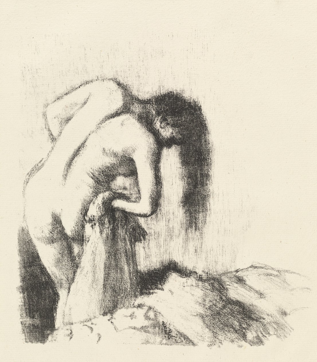 Kylvyn jälkeen tekijältä Edgar Degas