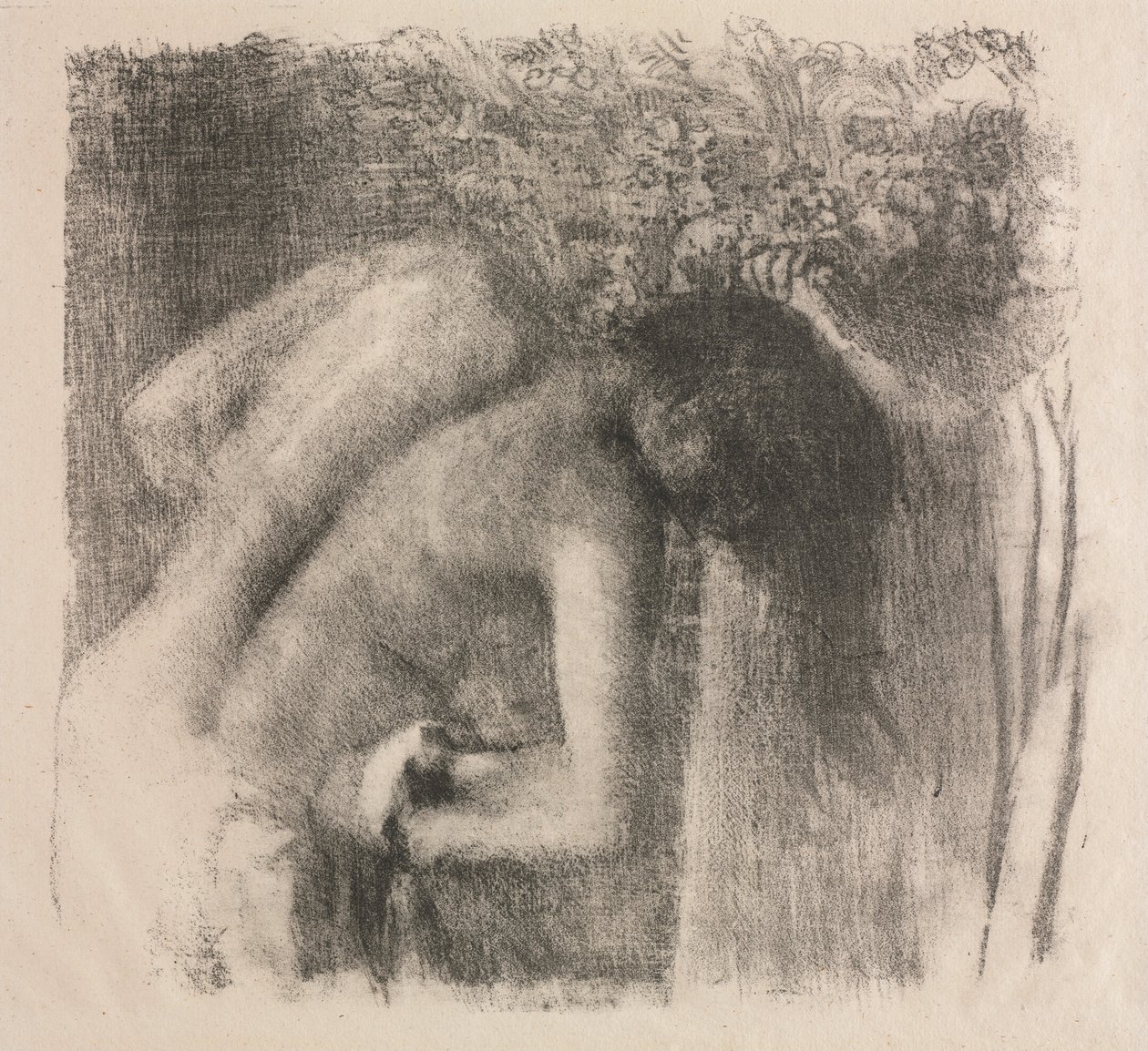 Kylvyn jälkeen (suuri versio) tekijältä Edgar Degas