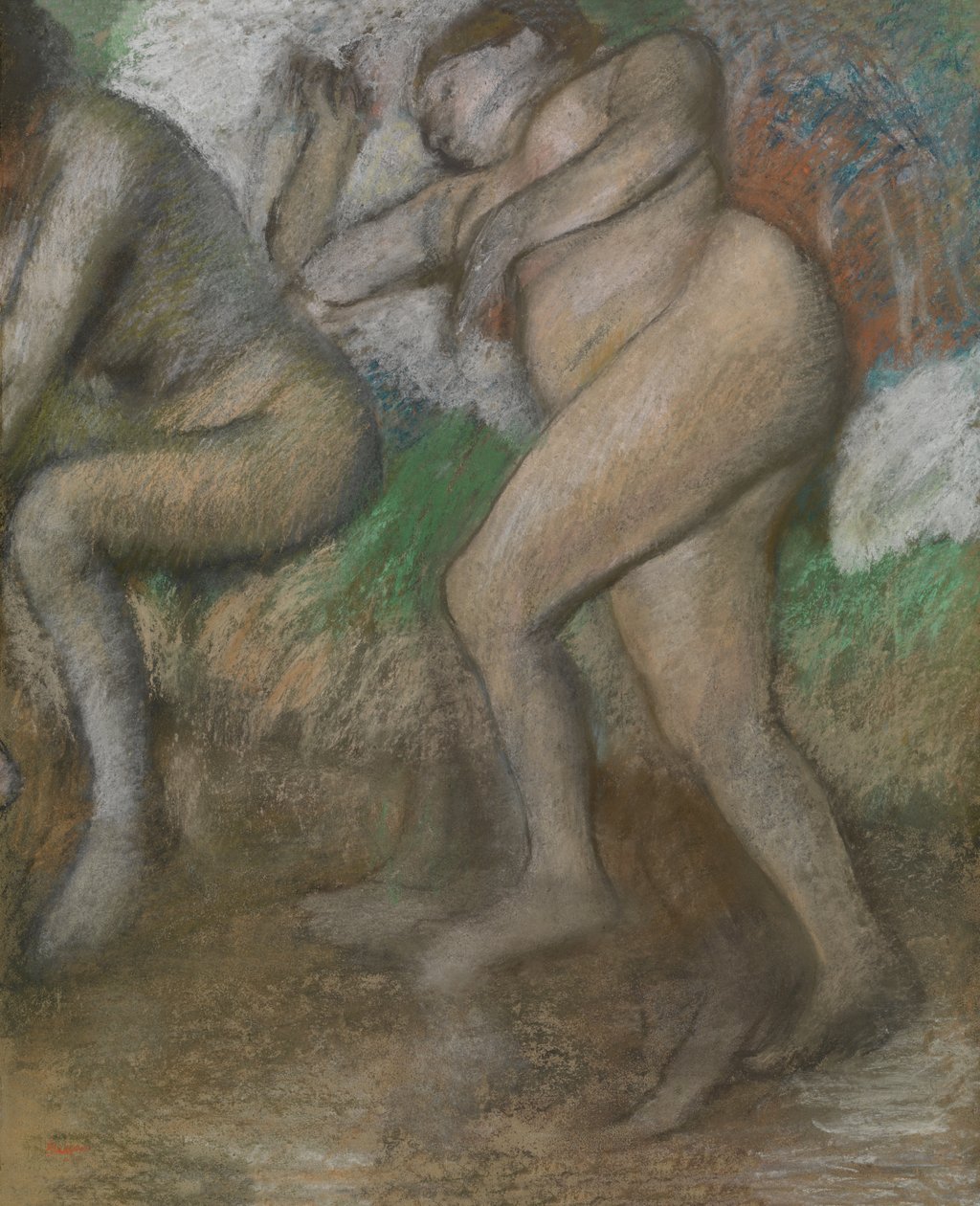 Kylvyn jälkeen tekijältä Edgar Degas