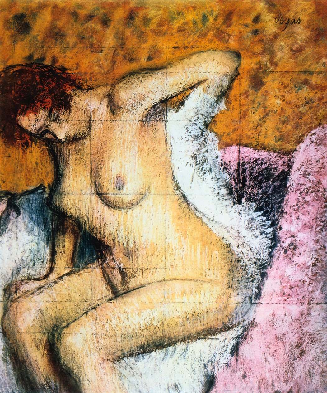 Apres le Bain After the Bath, c1895 tekijältä Edgar Degas