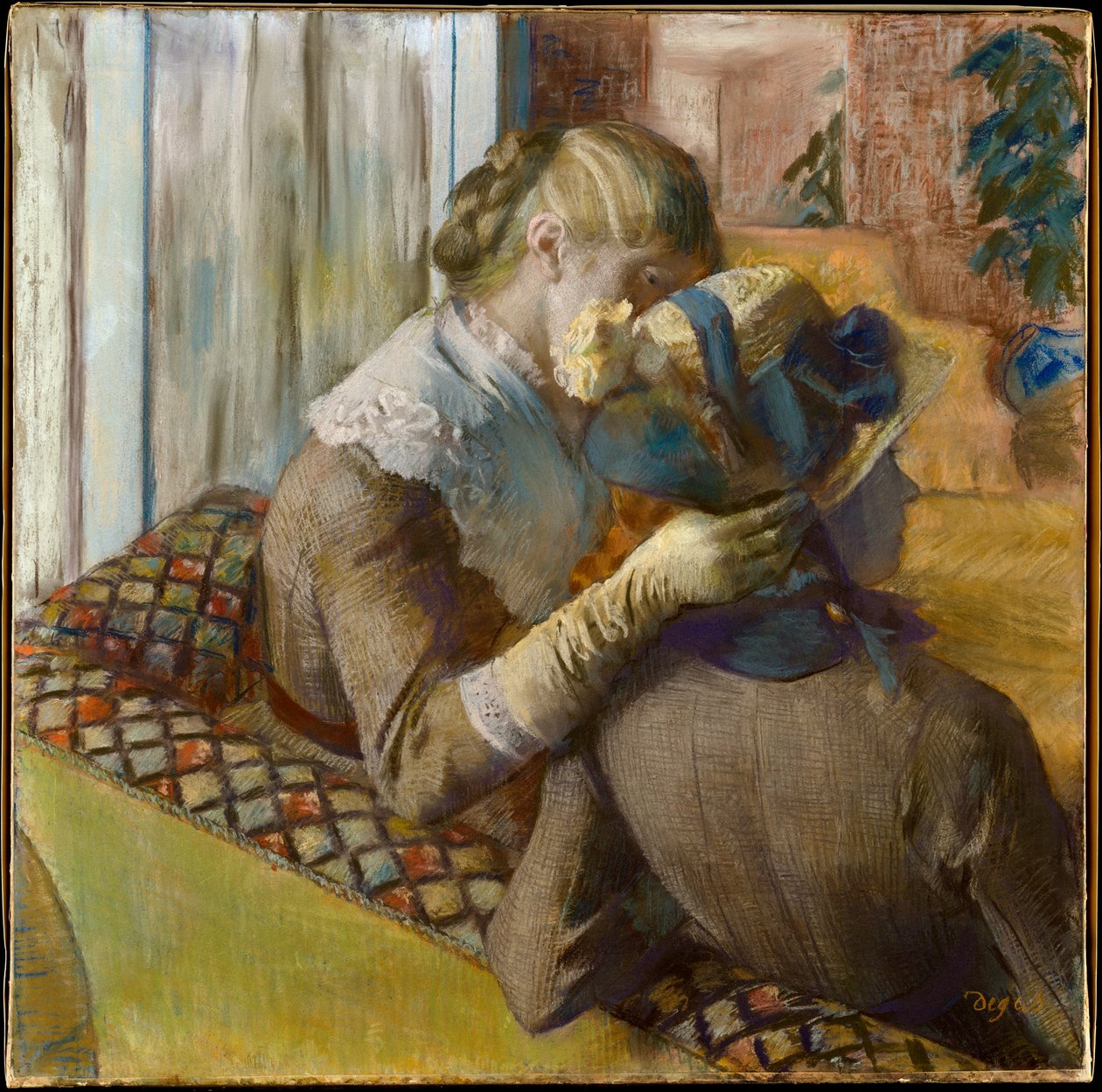 Modistin luona tekijältä Edgar Degas