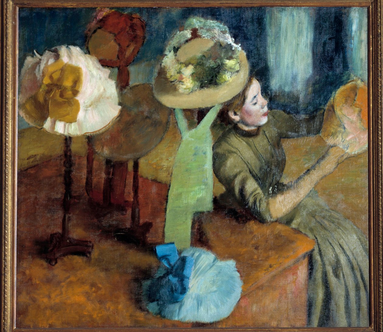 Hauskakaupassa (tai The Millinery Shopissa) tekijältä Edgar Degas