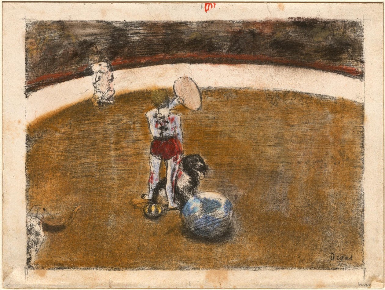 [Im Zirkus Fernando] tekijältä Edgar Degas