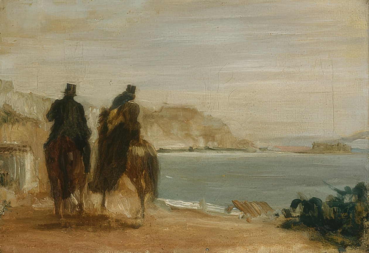 Ulos merelle. Noin 1860 tekijältä Edgar Degas