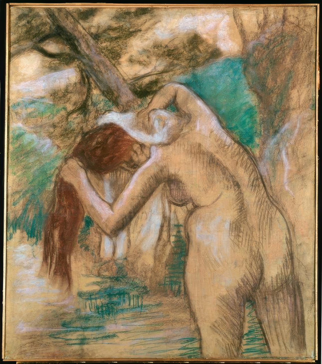 Baigneuse au bord de l’eau tekijältä Edgar Degas