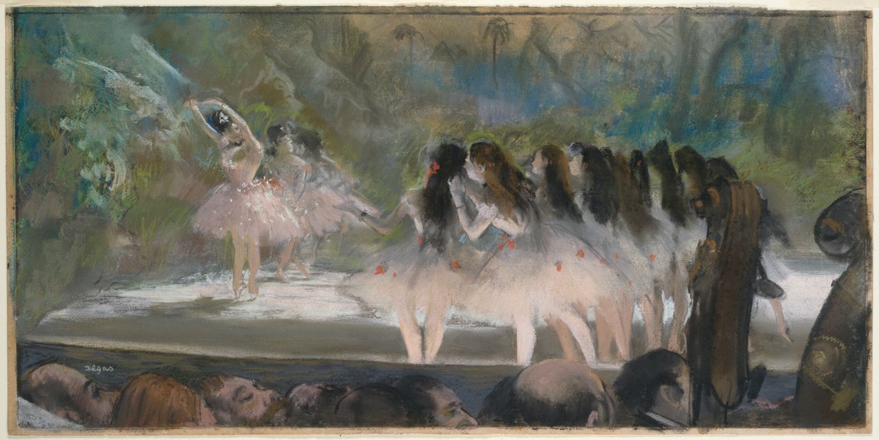 Baletti Pariisin oopperassa tekijältä Edgar Degas