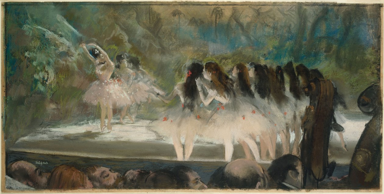 Baletti Pariisin oopperassa tekijältä Edgar Degas