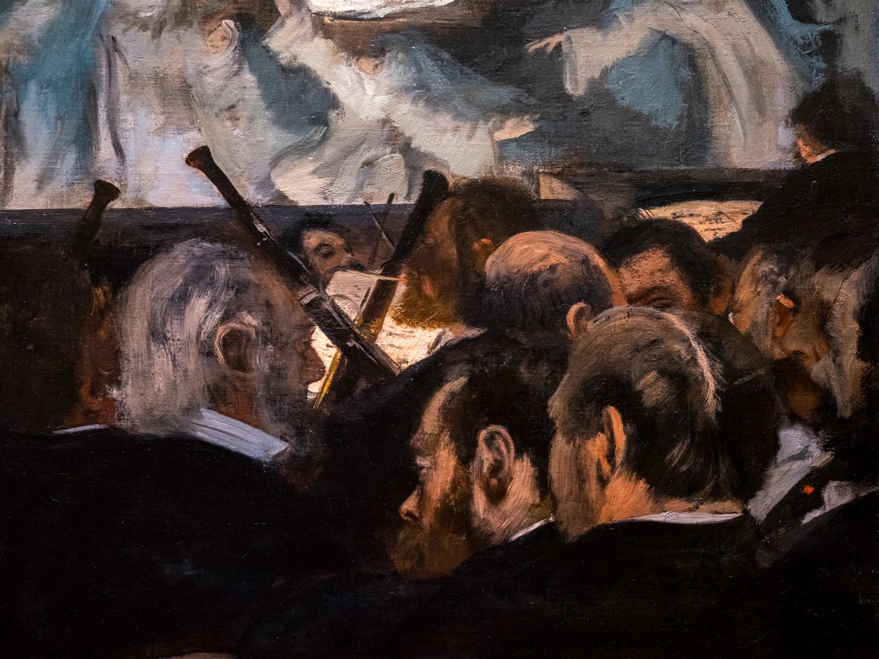 Baletti Robert the Devil (yksityiskohta). 1876. Öljy kankaalle. tekijältä Edgar Degas