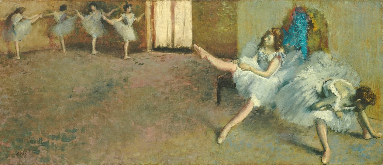 Ennen balettia tekijältä Edgar Degas