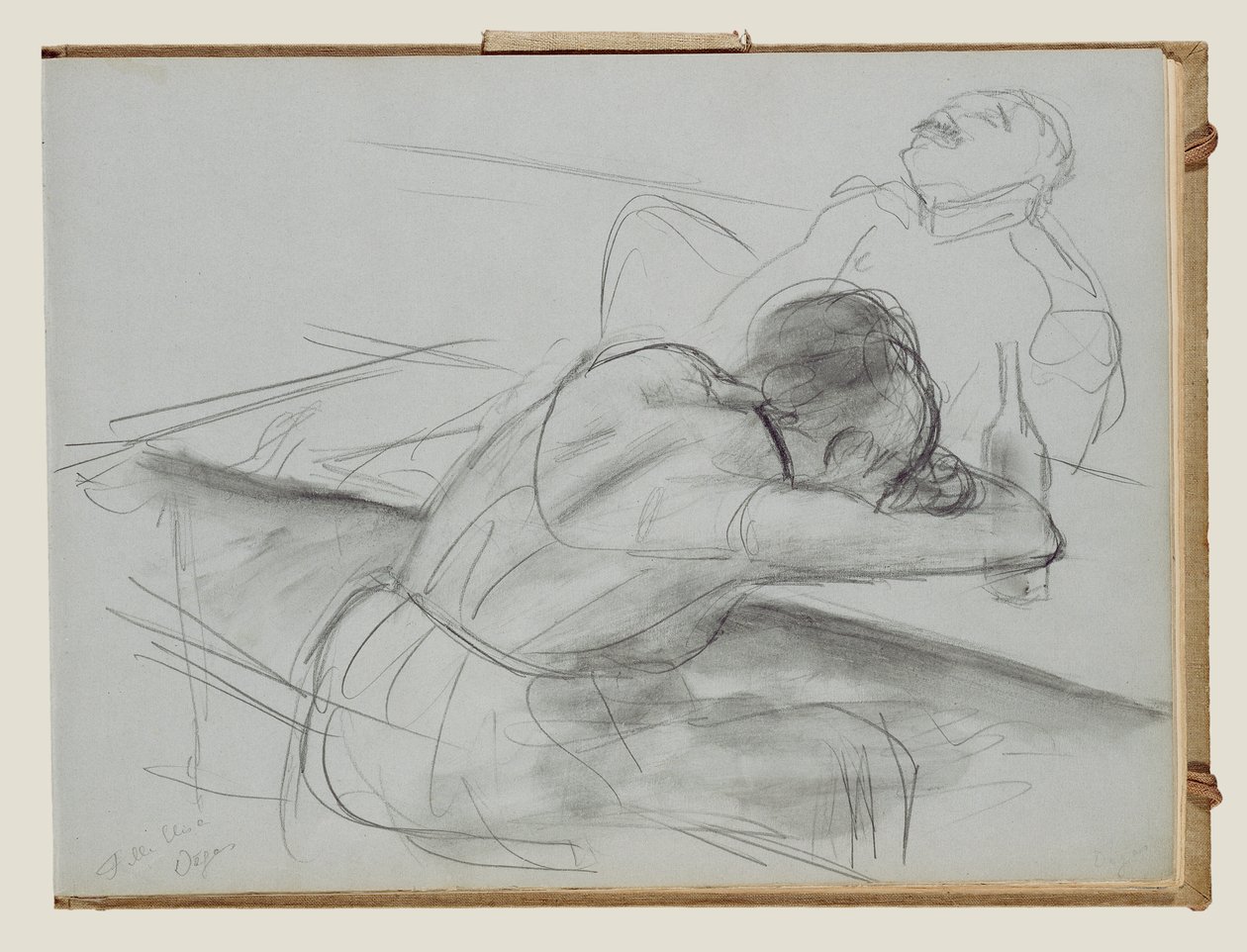 Bordelli kohtaus tekijältä Edgar Degas