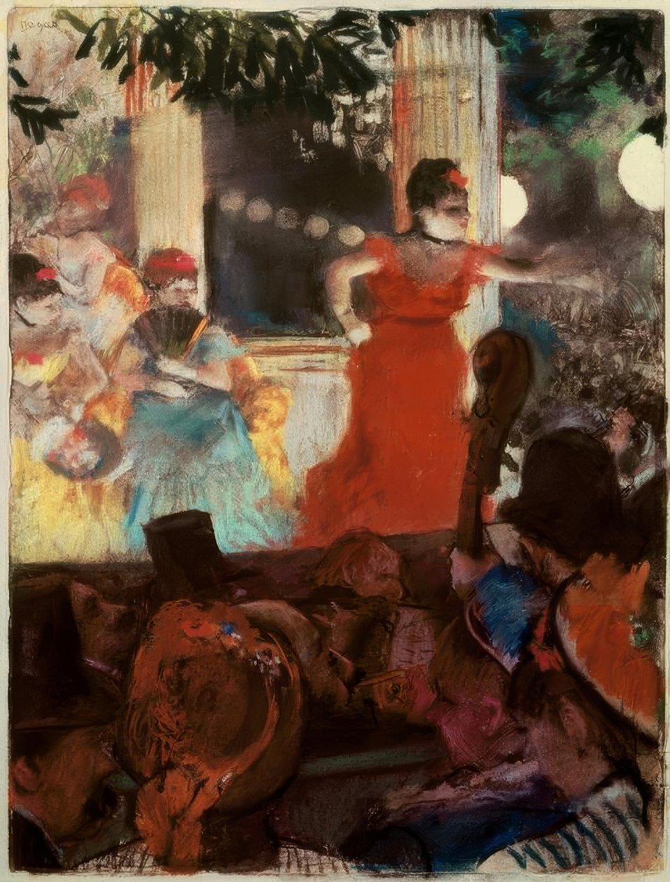 Kahvila-konsertti aux Ambassadeurs tekijältä Edgar Degas