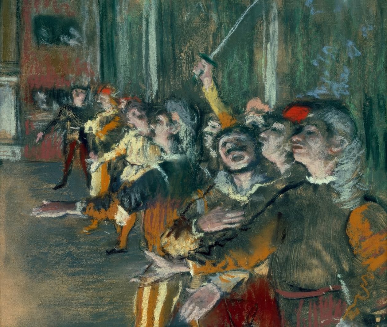 Choristes, dit aussi les figurants tekijältä Edgar Degas