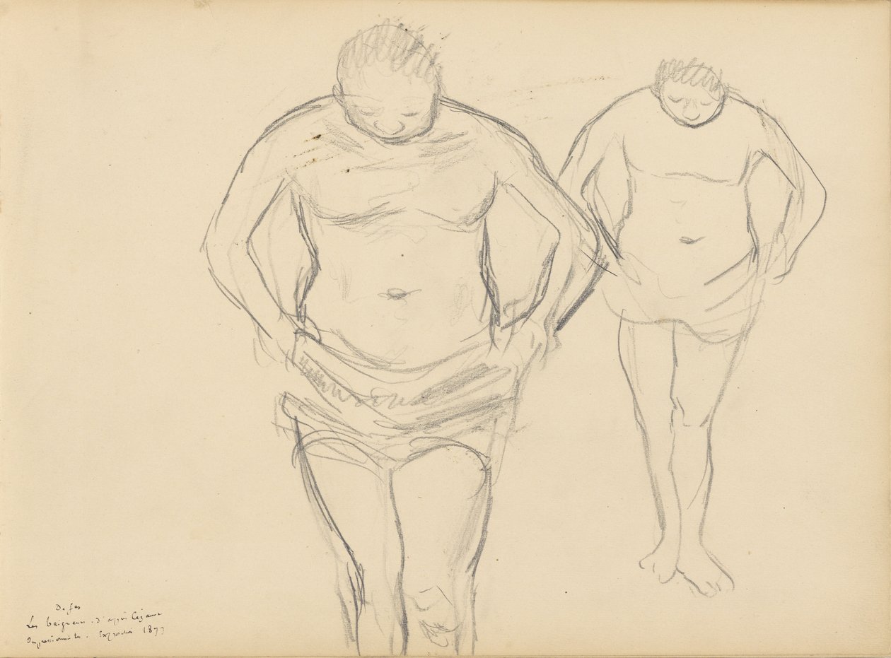 Cézannen Kylpijöiden kopiot tekijältä Edgar Degas