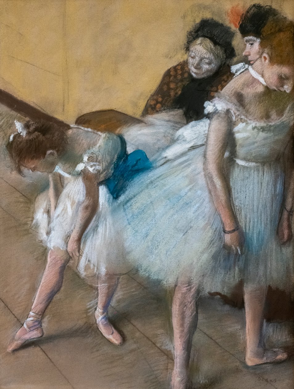 Tanssikoe. 1880. Pastelli paperille. tekijältä Edgar Degas