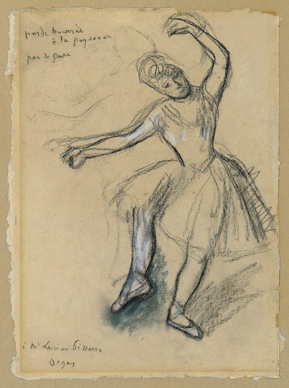 tanssia; Tanssija, 1880-luku tekijältä Edgar Degas