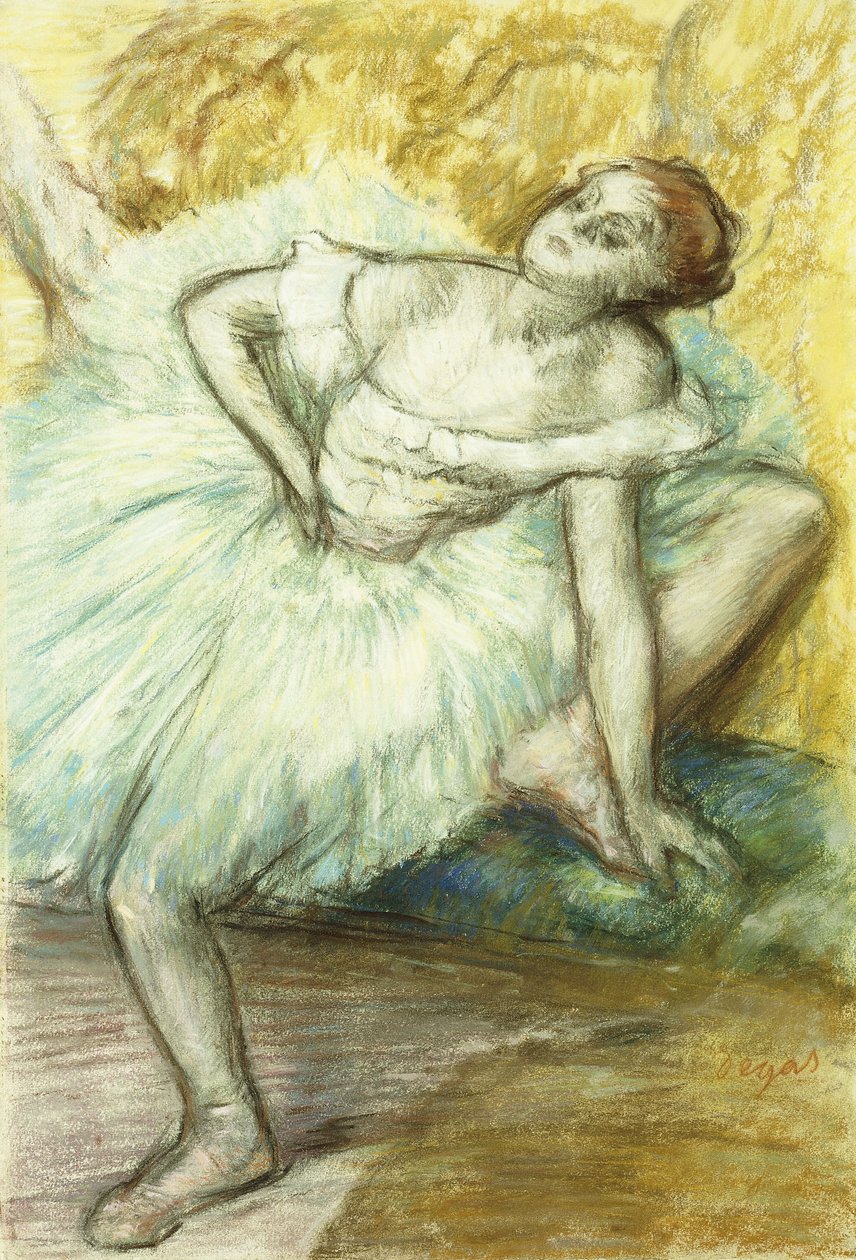 tanssia; Tanssija, 1897-1900 tekijältä Edgar Degas