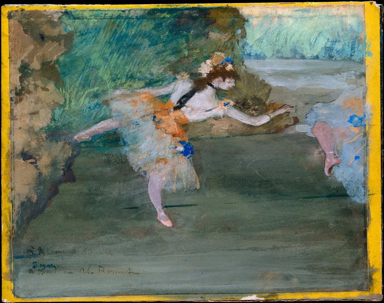 Tanssija näyttämöllä tekijältä Edgar Degas