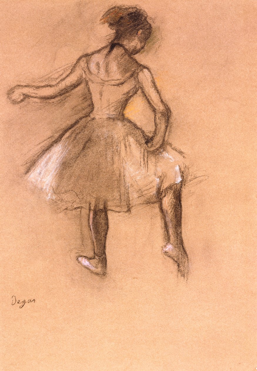 Tanssija, n. 1880 tekijältä Edgar Degas