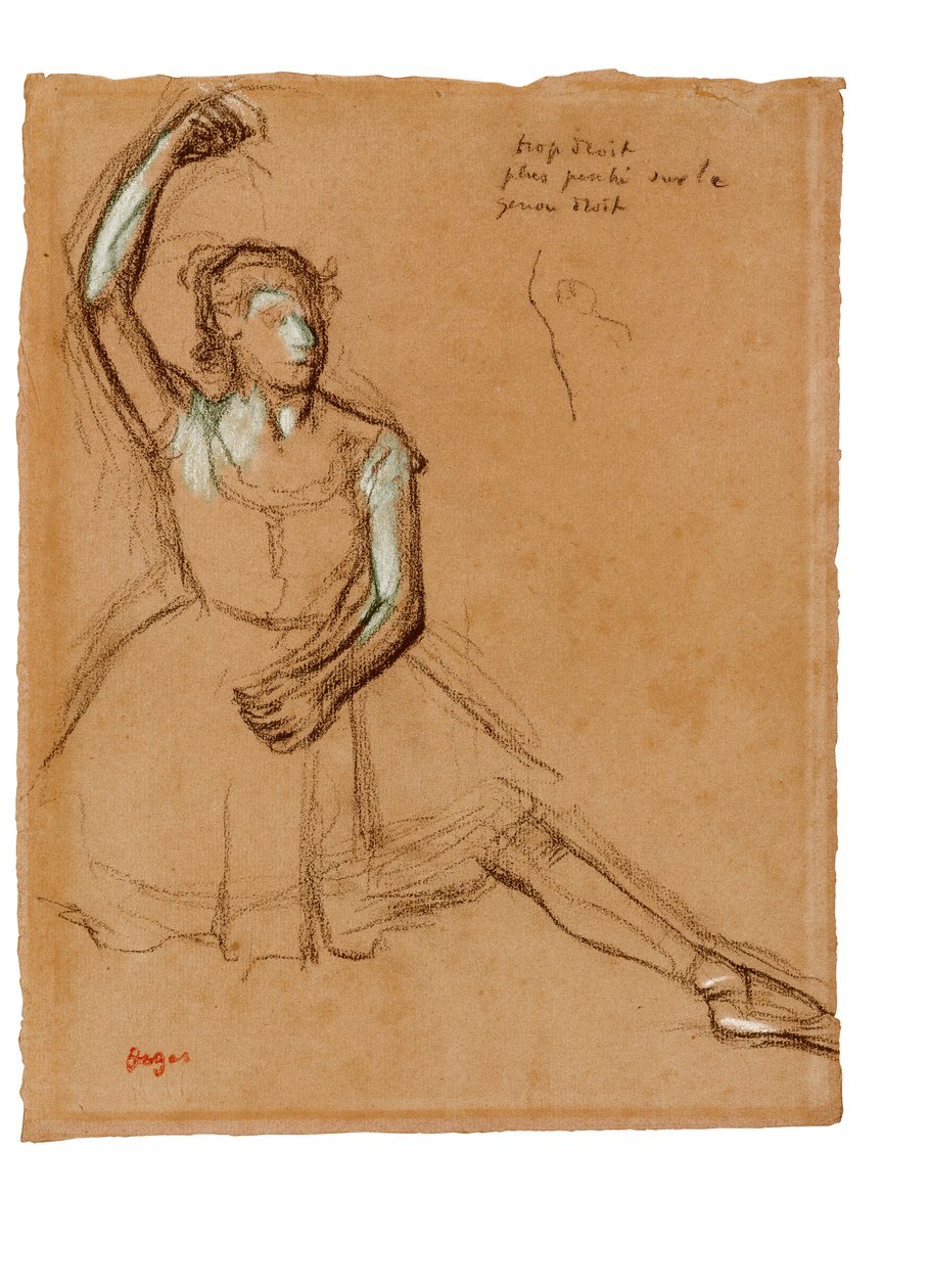 Tanssijan etunäkymä tekijältä Edgar Degas