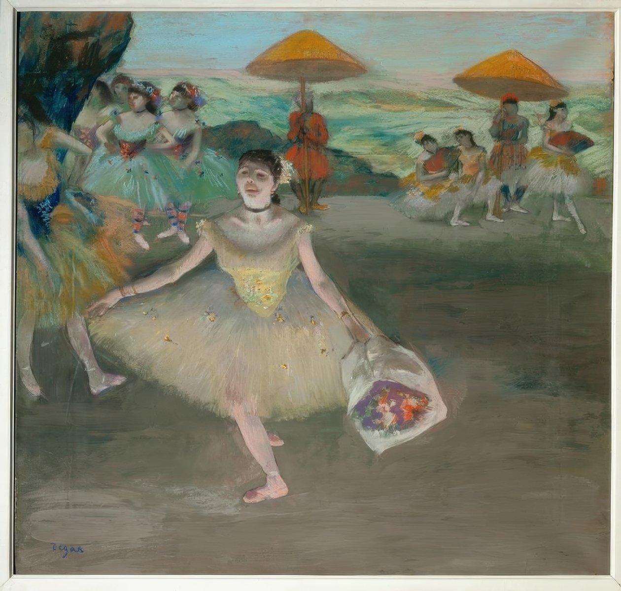 Tanssija lavalla tekijältä Edgar Degas