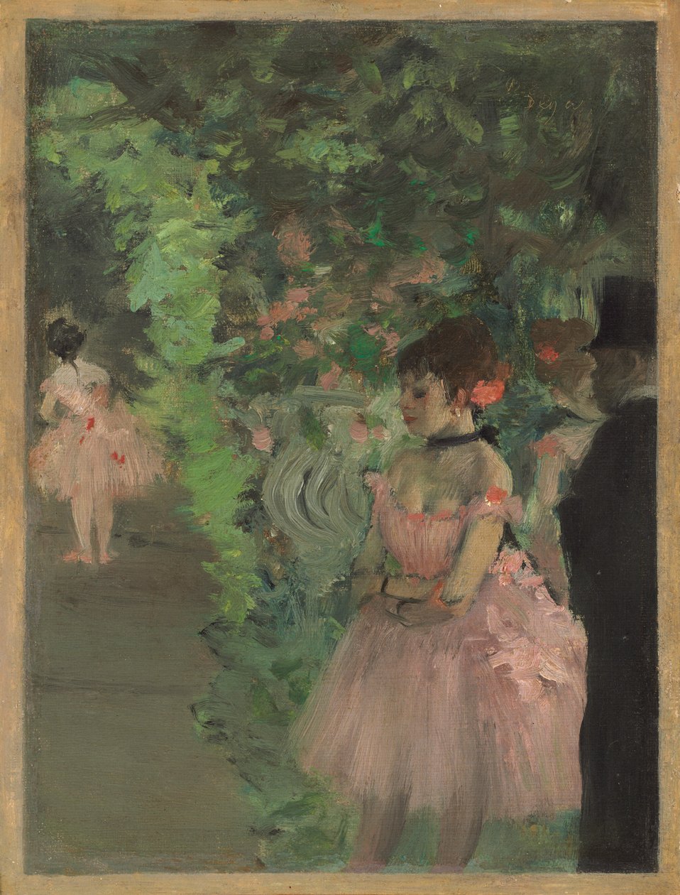 Tanssijat kulissien takana tekijältä Edgar Degas