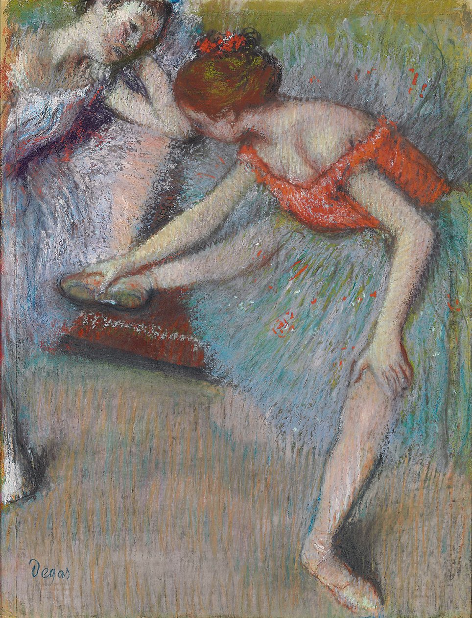 tanssijat; Tanssijat, n. 1896 tekijältä Edgar Degas
