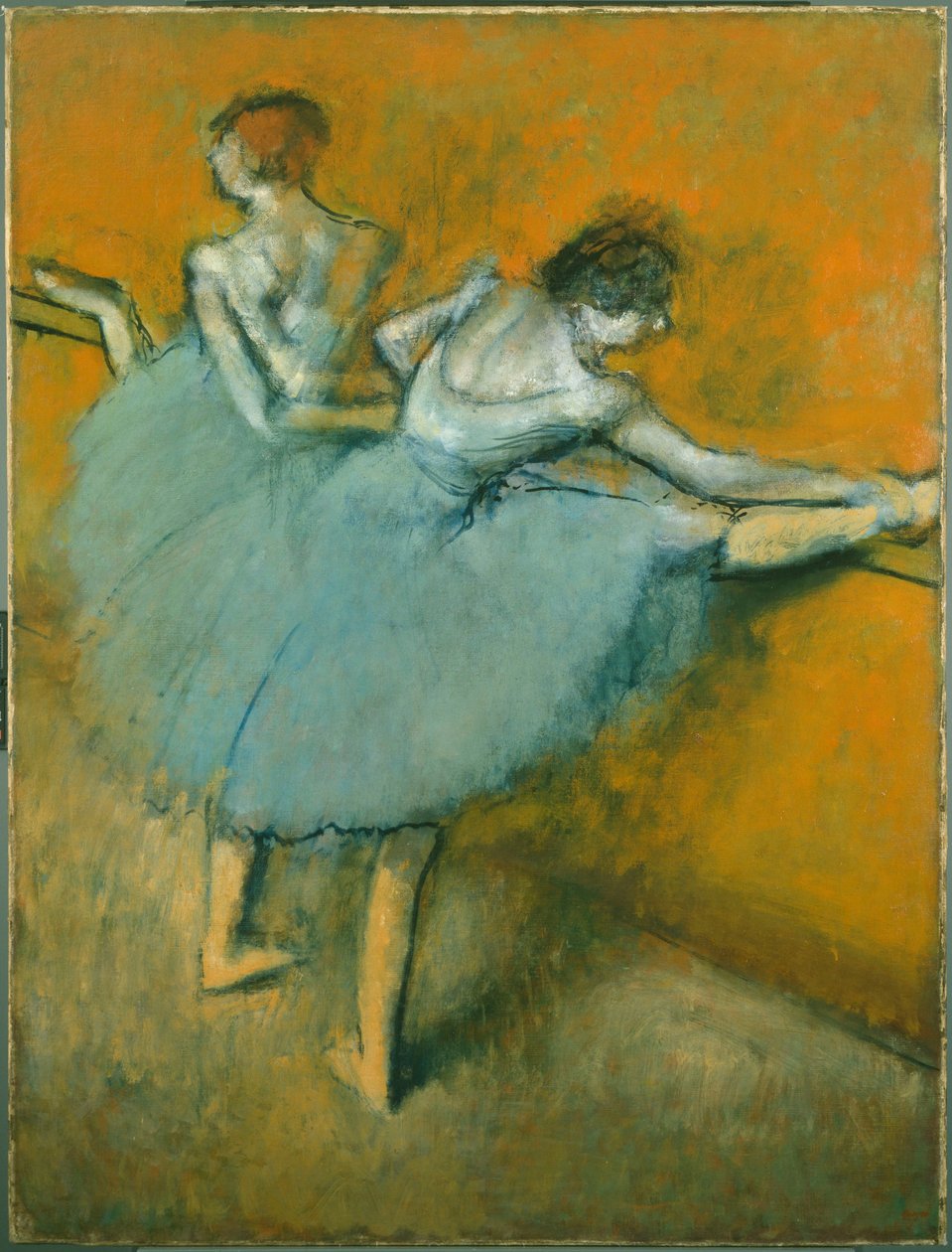 Tanssijattaria tangon äärellä tekijältä Edgar Degas