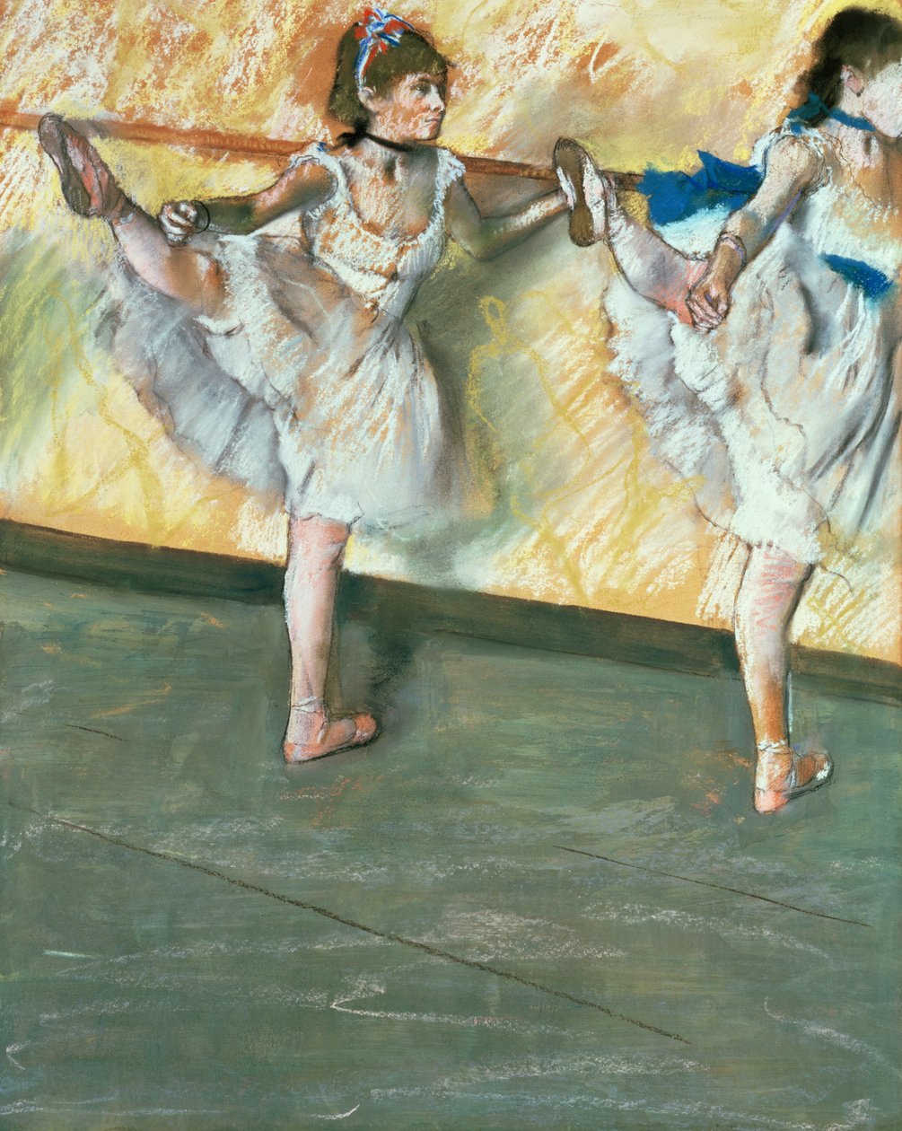 Tanssijat baarissa, n. 1877-79 tekijältä Edgar Degas
