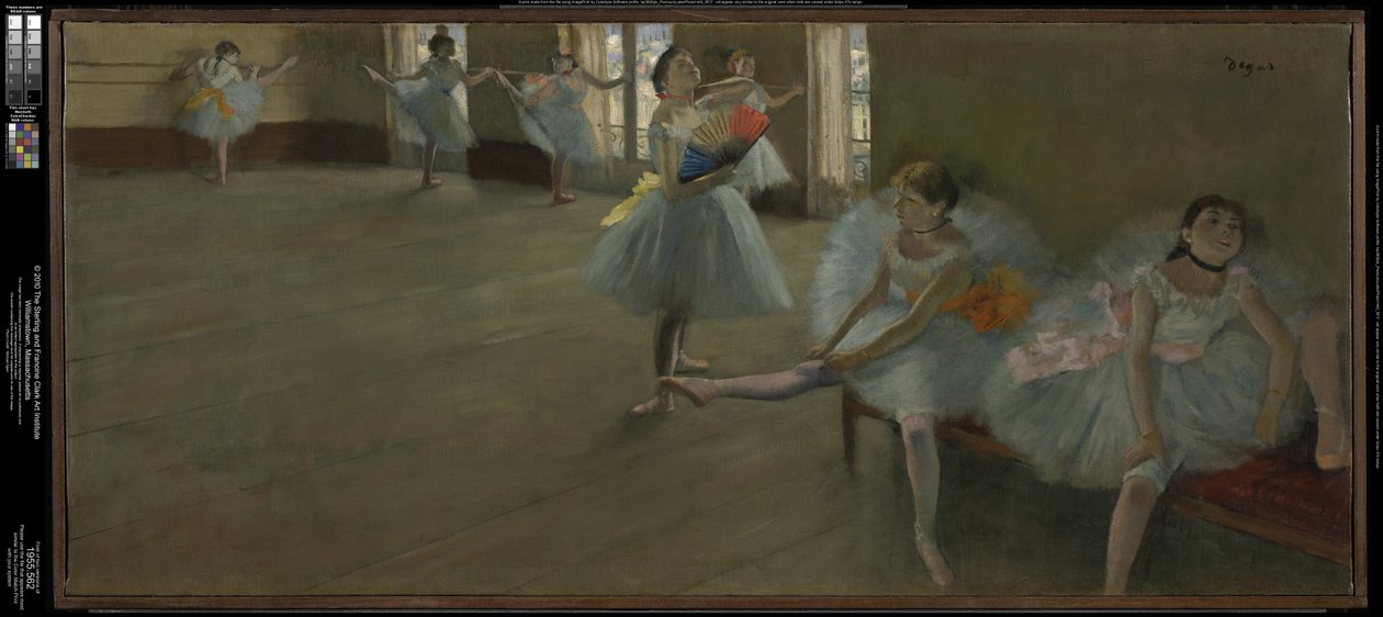 Tanssijat luokkahuoneessa tekijältä Edgar Degas