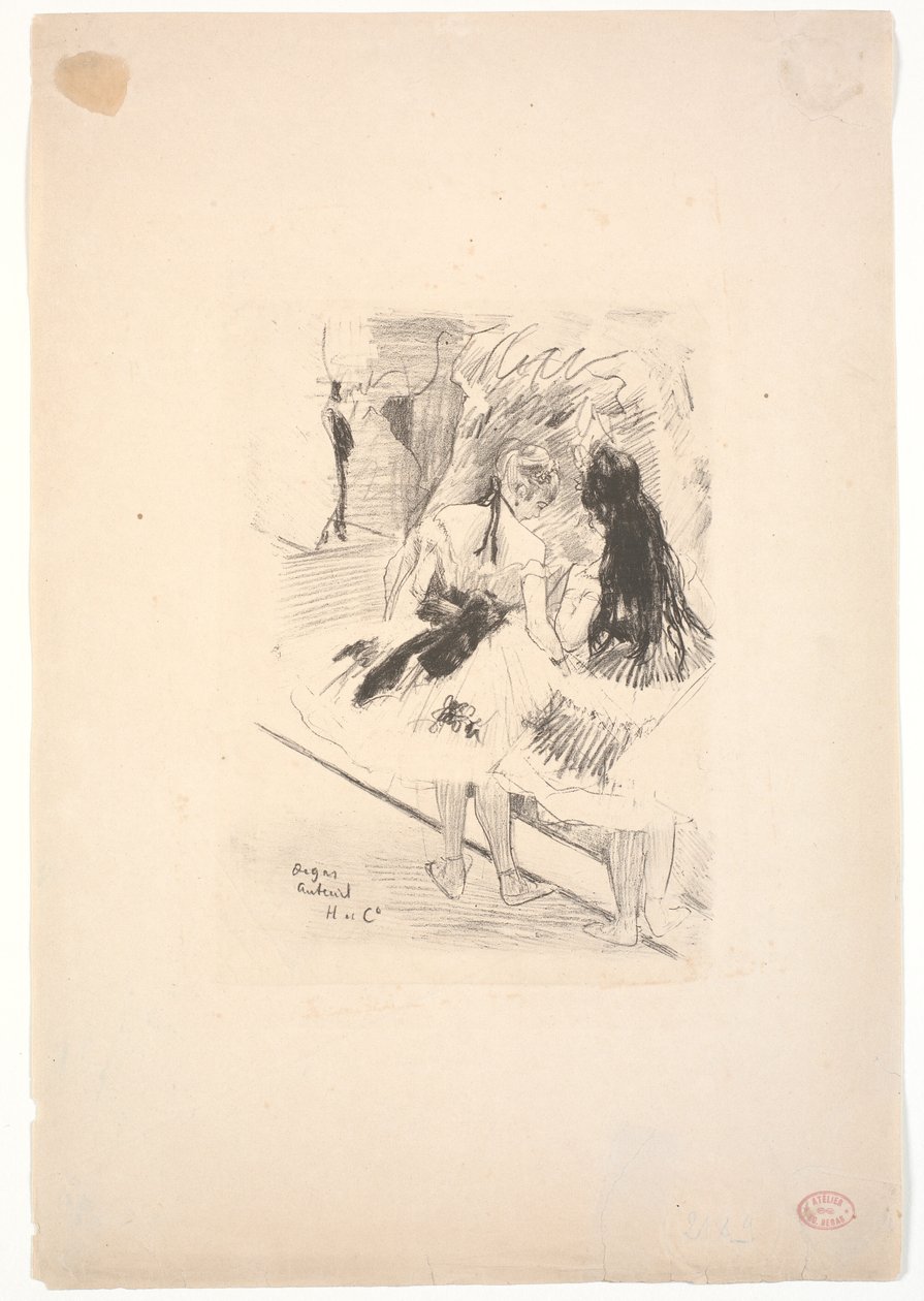 Kulissien takana tekijältä Edgar Degas