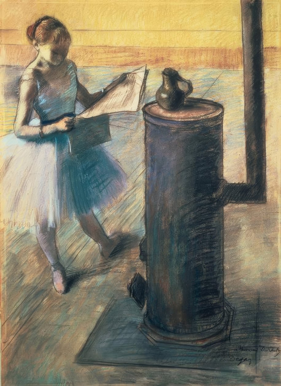 Tanssija lepäämässä tekijältä Edgar Degas