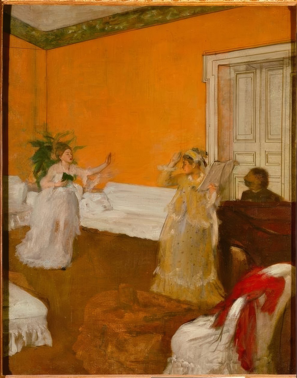 Die Gesangsstunde tekijältä Edgar Degas