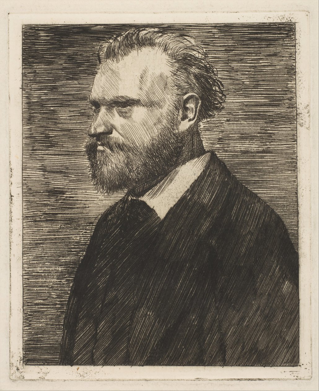 Edouard Manet, rintakuva, 1864-65. tekijältä Edgar Degas